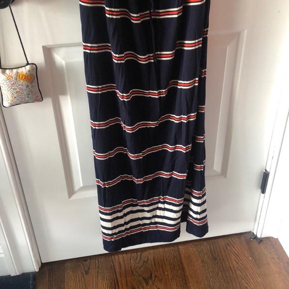 Navy maxi dress jcrew size medium - Picture 2 of 4